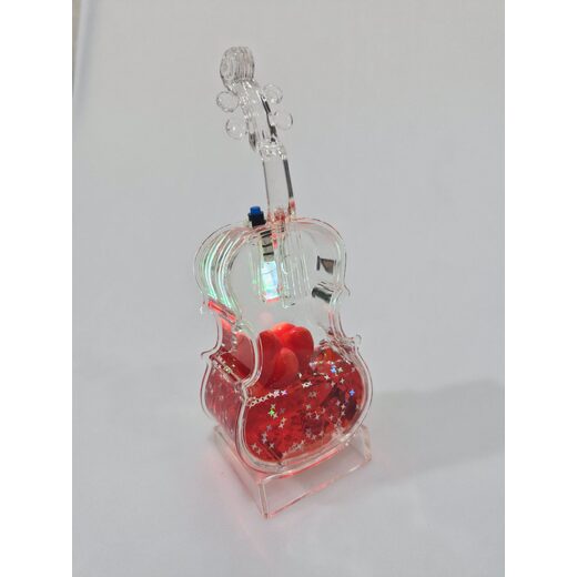 دکوری روغنی قلب معلق طرح ویولون کد sy-129  ک 152-5