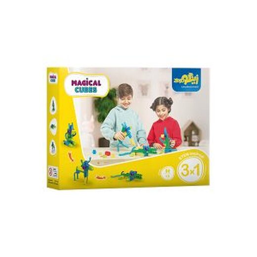 زینگو - مکعب های جادویی 1*3- 32 قطعه