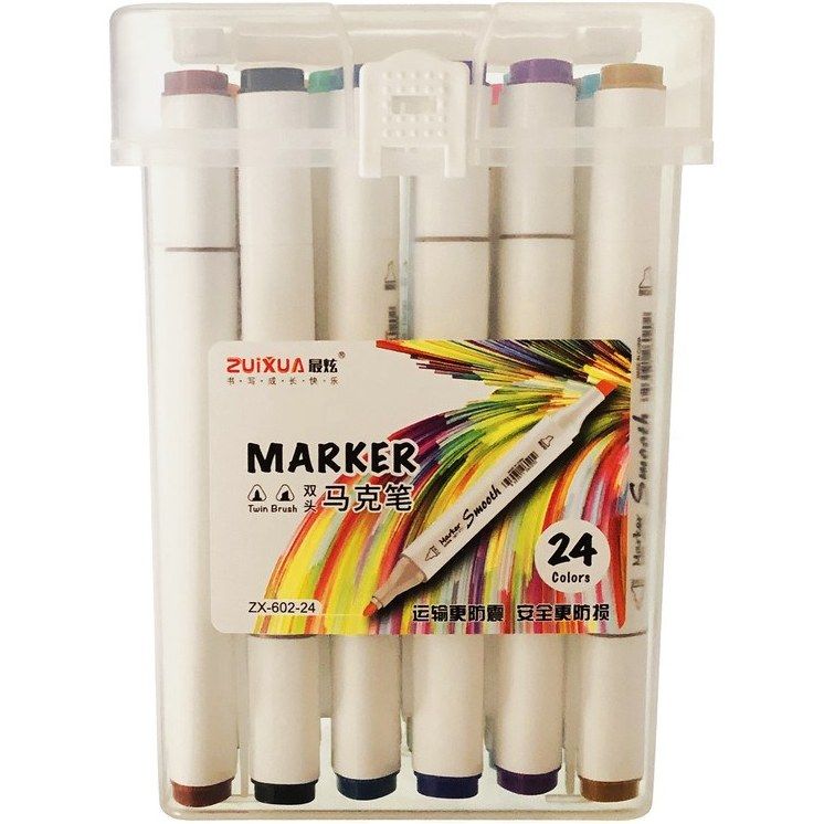 زوییکس 602 - ماژیک دو سر راندو 24 رنگ