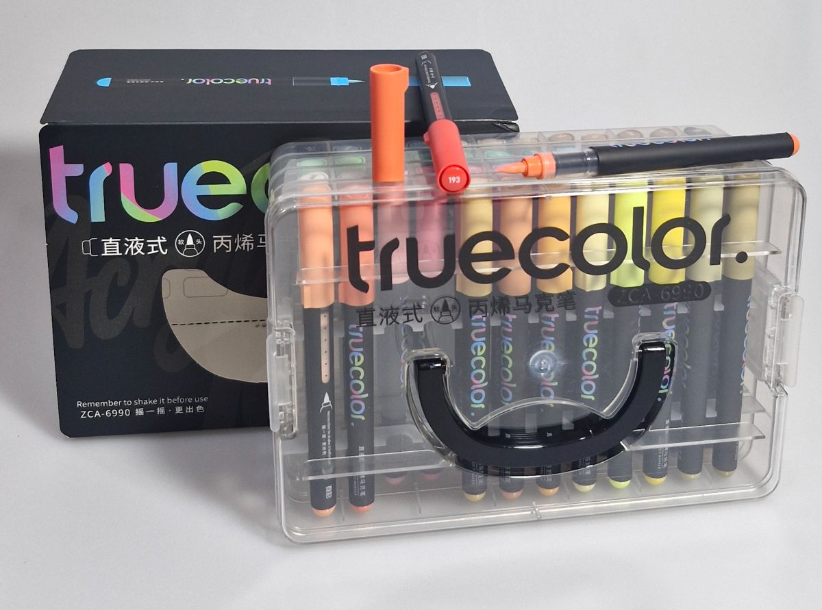 تروکالر 6990 - ماژیک اکریلیک 48 رنگ 145-3