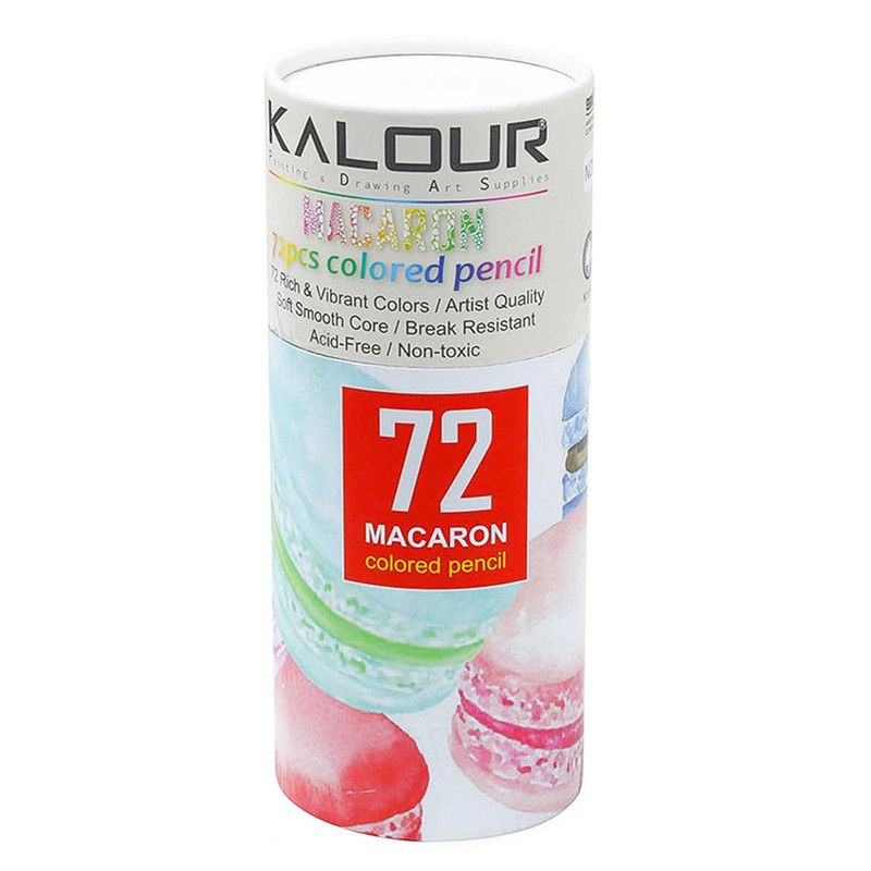 کالر - مداد رنگی 72 رنگ پاستلی ماکارون استوانه ای 113-12
