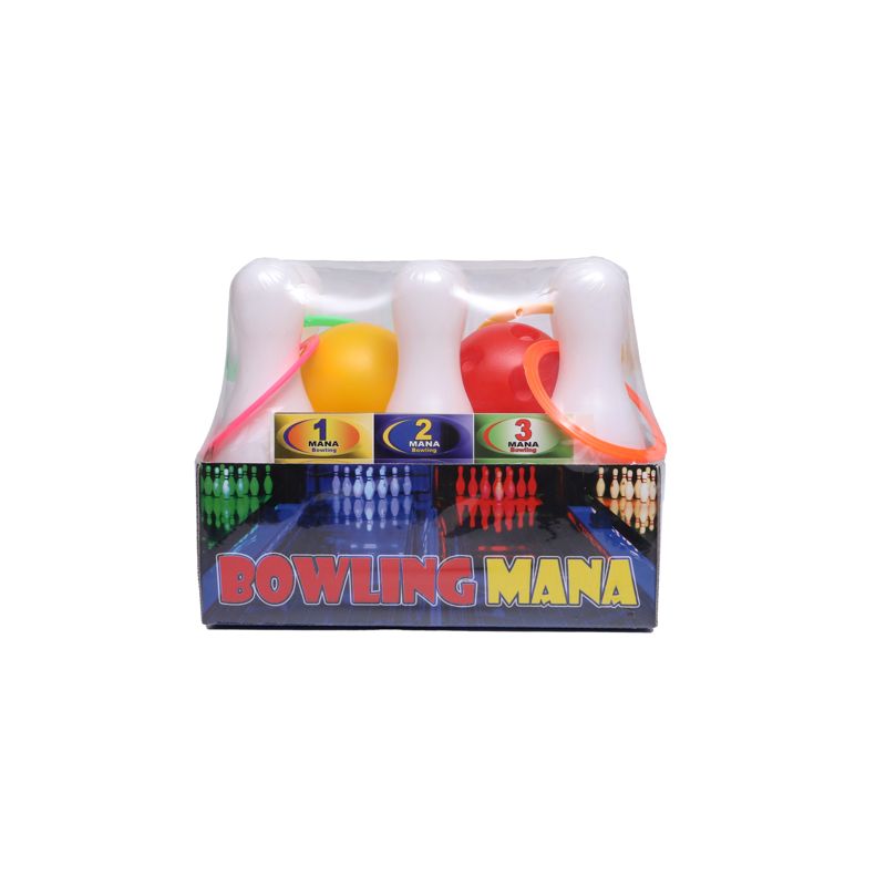 بولینگ و حلقه پرتاب کوچک مانا
