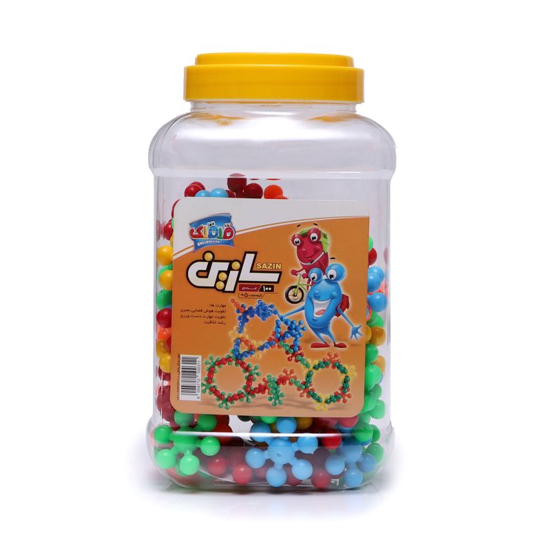 سازین 100 قطعه شیشه ای