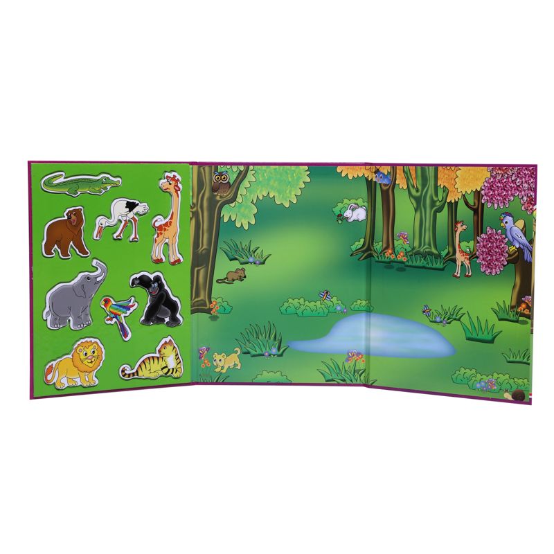 جورچین آهنربایی کتابی حیوانات جنگل