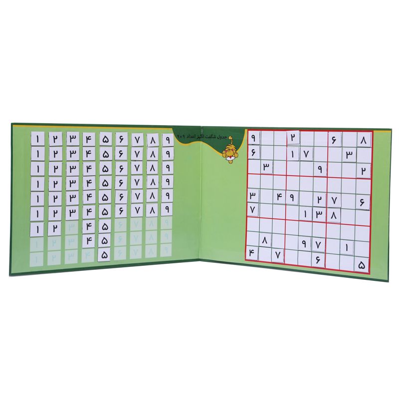 جدول شگفت انگیز اعداد 9x9 (سودوکو)